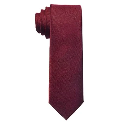 Afbeelding van MASADA heren stropdas met de hand vervaardigd &amp; zorgvuldig verwerkt 6 cm breed Bordeaux
