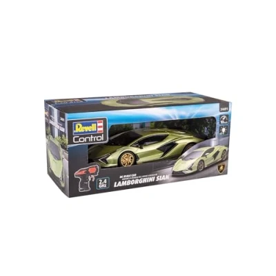Afbeelding van Revell Control I RC Scale Car Lamborghini Sián schaal 1:24 2,4 GHz afstandsbediening LED voorverlichting snelheid 10 km/h lengte 205 mm vanaf 8 jaar