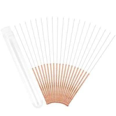 Afbeelding van Mondstukken voor 3D printer, reinigingsnaald, 20 stuks, roestvrij staal, spuitmonden, 0,4 mm, mondstuk, spuitnaald, set alleen compatibel met MK8, MK10, E3D