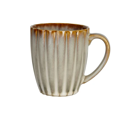 Afbeelding van Cosy &amp; Trendy Mokken Astera Pearl Beige 350 ml 4 Stuks