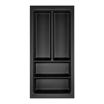 Afbeelding van Orga Box Junker SLIM Bestekinzet 225 x 476 mm lavagrijs met parel structuur vor 300 kasten Keuken Ladeinzet passend voor SO ladesysteem