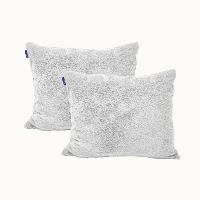 Afbeelding van Tot 70% korting Teddy Kussenslopen Keep Dreaming Stone Grey