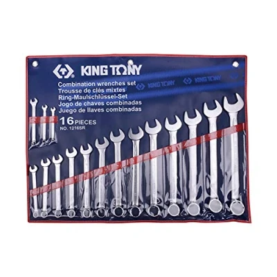 Afbeelding van King Tony 1216SR steeksleutelset in inch, 16 stuks