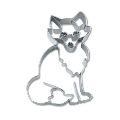 Afbeelding van Staedter Embossing Fox Cookie Cutter, 7 cm, roestvrij staal, zilver