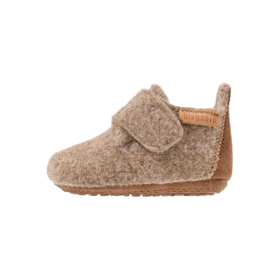 Afbeelding van Bisgaard Unisex Pantoffels voor kinderen, Maat: 24, Camel Leer en textiel