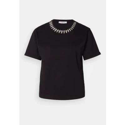 Afbeelding van Morgan Douti Tshirt print, Dames, Maat: Small, Noir