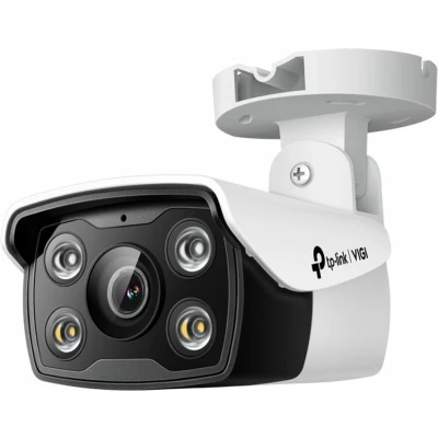 Afbeelding van TP Link VIGI C330 (4mm) Bewakingscamera Buiten bedraad 2304 x 1296 Pixels 3 MP nachtvisie ethernet LAN PoE wit, zwart
