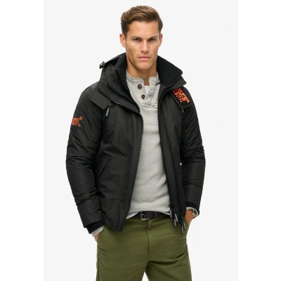 Afbeelding van Superdry Hooded Mountain Outdoorjas, Heren, Maat: Medium, Black