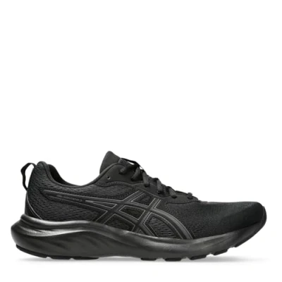 Afbeelding van Asics Gelcontend 9 Hardloopschoenen neutraal, Heren, Maat: 44, Black/graphite grey Textiel/ synthetisch