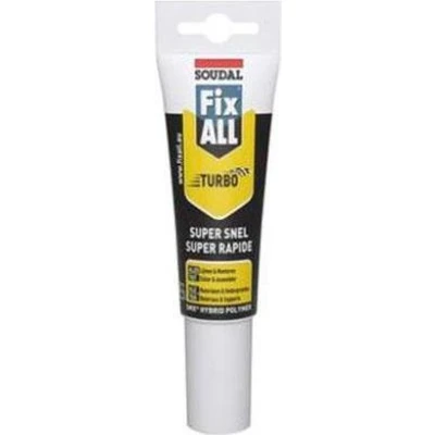 Afbeelding van Fix ALL Turbo Sneldrogende zelfklevende mastiek Soudal 125 ml Wit