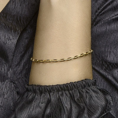 Afbeelding van Goud met Zilveren Kern Armband anker 3 5000228
