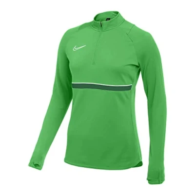 Afbeelding van Nike Performance Academy DRIL Sweater, Dames, Maat: XS, Light green spark/white/pine green/white