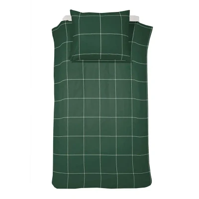 Afbeelding van Dekbedovertrek Robyn Dark Green 140 x 200/220