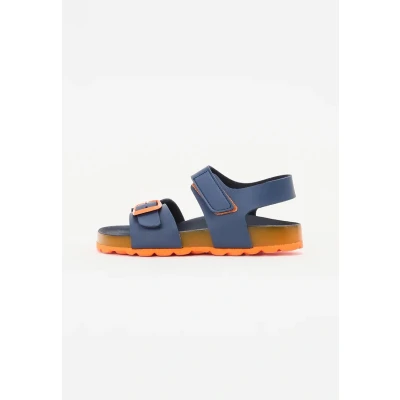 Afbeelding van LICO Bioline Master Unisex Sandalen voor kinderen, Maat: 39, Navy/orange Kunststof/ textiel