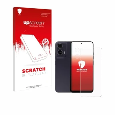 Afbeelding van upscreen Screenprotector voor Motorola Moto G35 (Voor+Camera) Folie Beschermfolie transparant