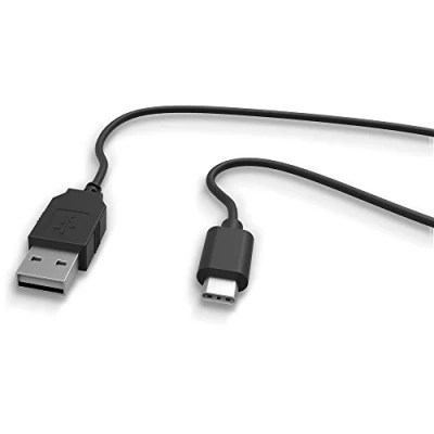 Afbeelding van Speedlink Stream Play &amp; Charge USB kabel oplaadkabel voor Nintendo Switch, gelijktijdig opladen en spelen, op het Switch dockingstation met C connector, 3 m kabellengte zwart