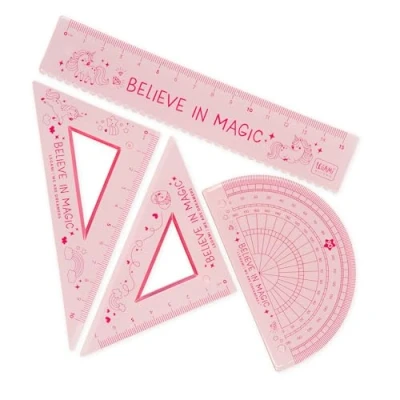 Afbeelding van Legami Geometrieset Unicorn Roze