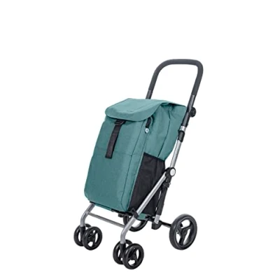 Afbeelding van Boodschappentrolley Classic Duo Groen