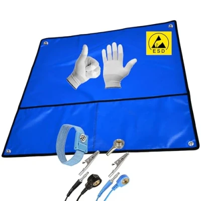 Afbeelding van Minadax ESD antistatische mat blauw 60 x cm