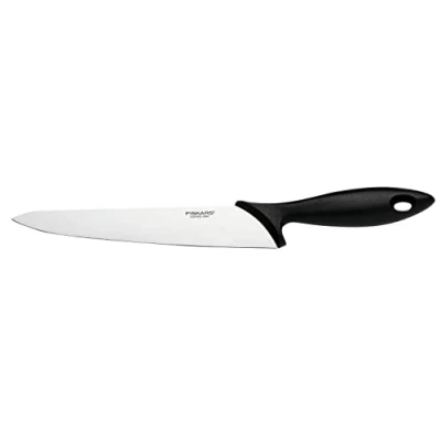 Afbeelding van Fiskars 1065566 keukenmes Essential lemmetlengte 21 cm roestvrij staal/PP plastic Zwart duurzame verpakking