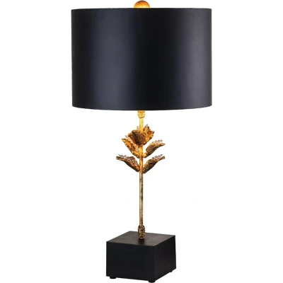 Afbeelding van Flambeau LED Tafellamp Camilia 1X E27 Max 60W Antique Gold and Black