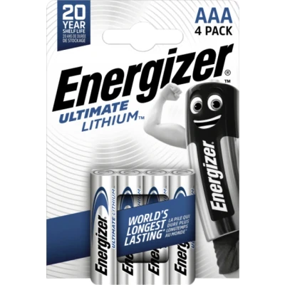 Afbeelding van Energizer Lithium Batterij AAA 1.5 V Ultimate 4 Blister