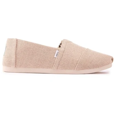 Afbeelding van TOMS Alpargata Heritage Canvas Platte slippers voor heren, Natuurlijk ongeverfd, 45 EU