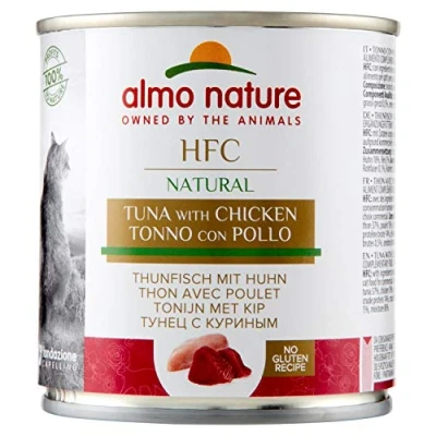 Afbeelding van Almo Nature HFC Natural tonijn en kip natvoer kat (280 g) 6 x 280 g