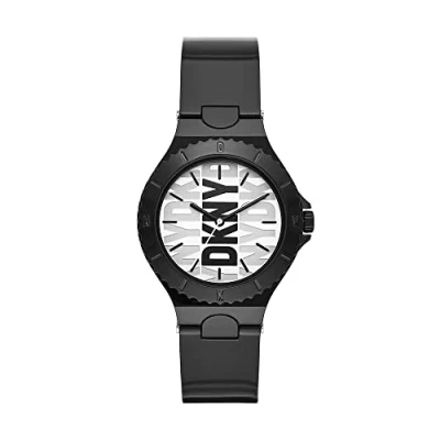 Afbeelding van DKNY dames Chambers horloge NY6645 in de kleur Zwart