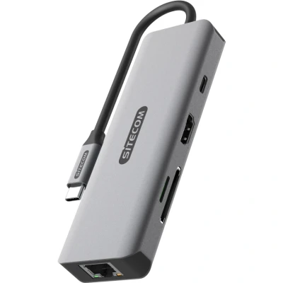 Afbeelding van Sitecom 8 in 1 Usb c Met Pd Multiport adapter