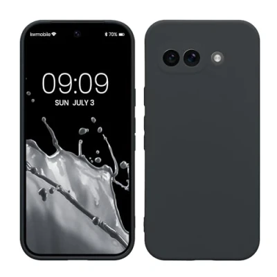 Afbeelding van kwmobile telefoonhoesje geschikt voor Google Pixel 9a Hoesje smartphone Precisie camera uitsnede In bosbesblauw