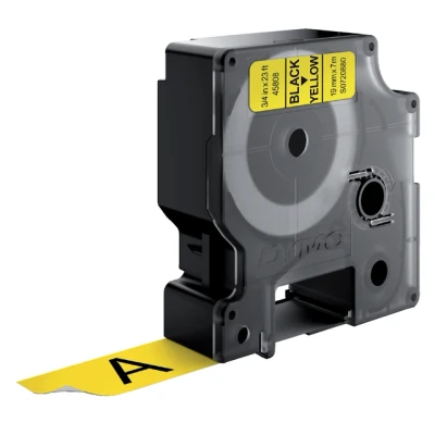 Afbeelding van Dymo D1 tape 19 mm, zwart op geel