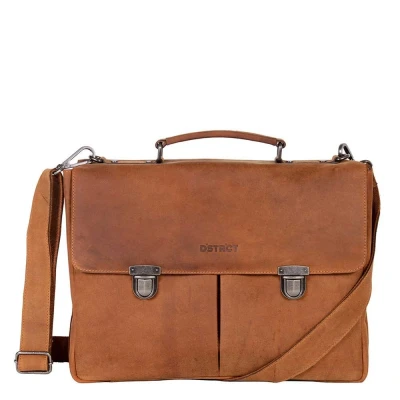 Afbeelding van DSTRCT Wall Street Workingbag 15&quot; cognac2 Laptoptas