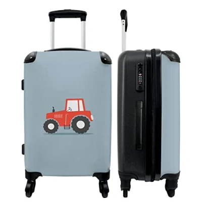 Afbeelding van NoBoringSuitcases.com Grote koffer Kinderkoffer jongen Reiskoffer met 4 wielen XL Trolley op wieltjes 60 liter Rolkoffer groot kinderen Ruimbagage valies 20kg Luggage suitcase medium Reisbagage &amp; reisaccessoires Bagagekoffer large