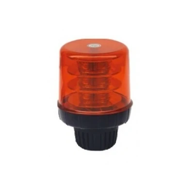 Afbeelding van ORANJE zwaailicht SQUARE 18x3W LED R10 / R65 E keurmerk Snel Schroef Beugel Bevestiging