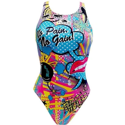 Afbeelding van Turbo Crazy Comic Zwempak Veelkleurig S Vrouw