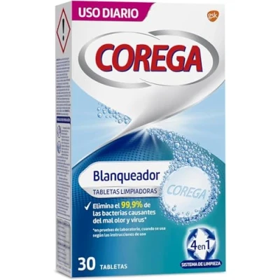 Afbeelding van Corega Blanqueador 30 Tabletas Limpiad