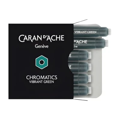 Afbeelding van Caran d&#039;Ache Vulpenvullingen Vibrant Green Gratis graveren