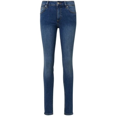 Afbeelding van Q/S designed by Dames broek Maat 38/L 32 Vrouwen 55Z7 BLUE katoen