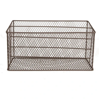 Afbeelding van Clayre &amp; Eef Brievenhouder 33x12x15/17 cm Bruin Ijzer Rechthoek Postbakje