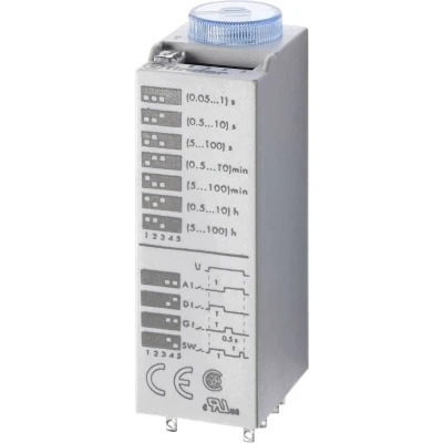 Afbeelding van Finder 85.02.0.024.0000 Tijdrelais 24 V/AC, V/DC 2x wisselcontact 10 A 400 V/AC Multifunctioneel