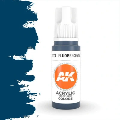 Afbeelding van Fluorescent Blue Acrylic Modelling Colors 17ml AK11178