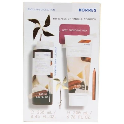 Afbeelding van Korres Vanille Kaneel Douchegel 250 ml + Body Lotion 200