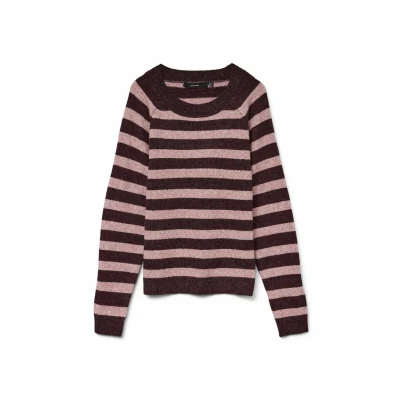 Afbeelding van Vero Moda Vmdoffy O NECK Trui, Dames, Maat: XS, Winetasting