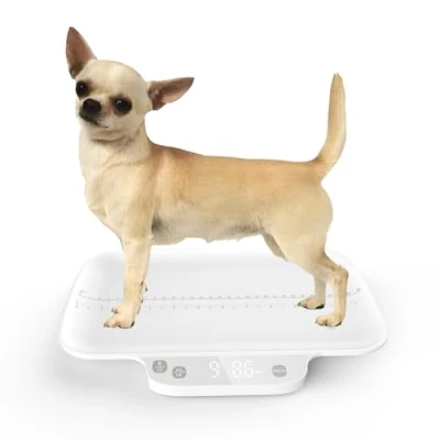 Afbeelding van Multifunctionele weegschaal voor pasgeboren huisdieren, werpweegschaal, nauwkeurigheid ± 0,035 oz, maximaal 15 kg, geschikt kleine dieren