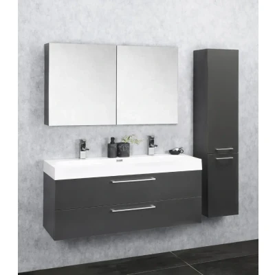 Afbeelding van Differnz Somero badmeubelset 100cm antraciet