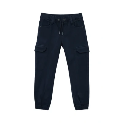 Afbeelding van s.Oliver Regular FIT MID RISE Cargobroek voor kinderen, Maat: 140xREG, Navy