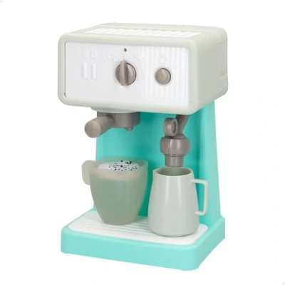 Afbeelding van ColorBaby Play 47274 speelgoedkoffiezetapparaat met licht en geluid, inclusief accessoires, speelgoedapparaten, kindertheeset, voor kinderen, vanaf 3 jaar