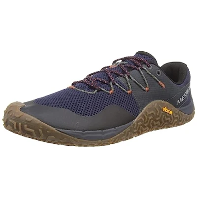 Afbeelding van Merrell Trail Glove 7 Loopschoen neutraal, Heren, Maat: 43, Sea Textiel/ synthetisch