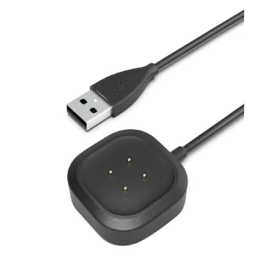 Afbeelding van 3.3Ft USB Laderkabel Compatibel met Fitbit Sense Versa 3 Oplader Smartwatch Magnetische Opladen Stroomkabel